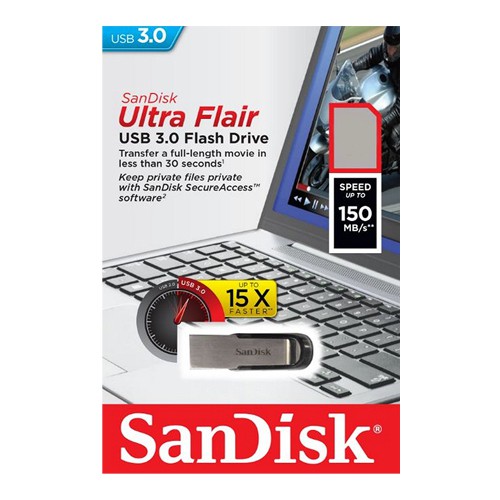 USB 3.0 SanDisk CZ73 Ultra Flair 16GB 130MB/s - Bảo hành 2 năm