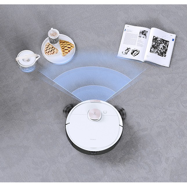 Robot Hút Bụi Lau Nhà Ecovacs Deebot Ozmo T8 - Công Nghệ TrueDetect 3D - Bản Quốc Tế - Hàng Chính Hãng