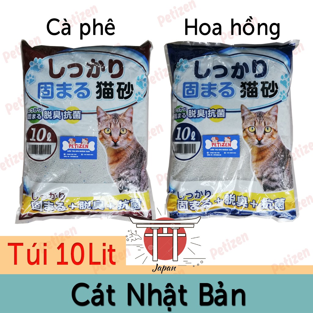 Cát vệ sinh Mèo - Túi 10L - Nhật Bản