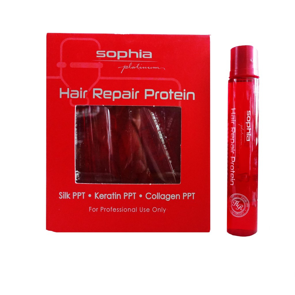 Protein Phục Hồi Tóc Hư Nát SOPHIA Platinum Hair Repair Protein 13ml x 10