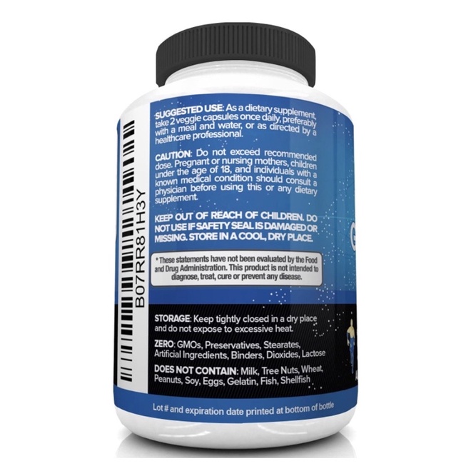 Dưỡng sáng, trắng da với NutriVein Liposomal Glutathione 60 viên