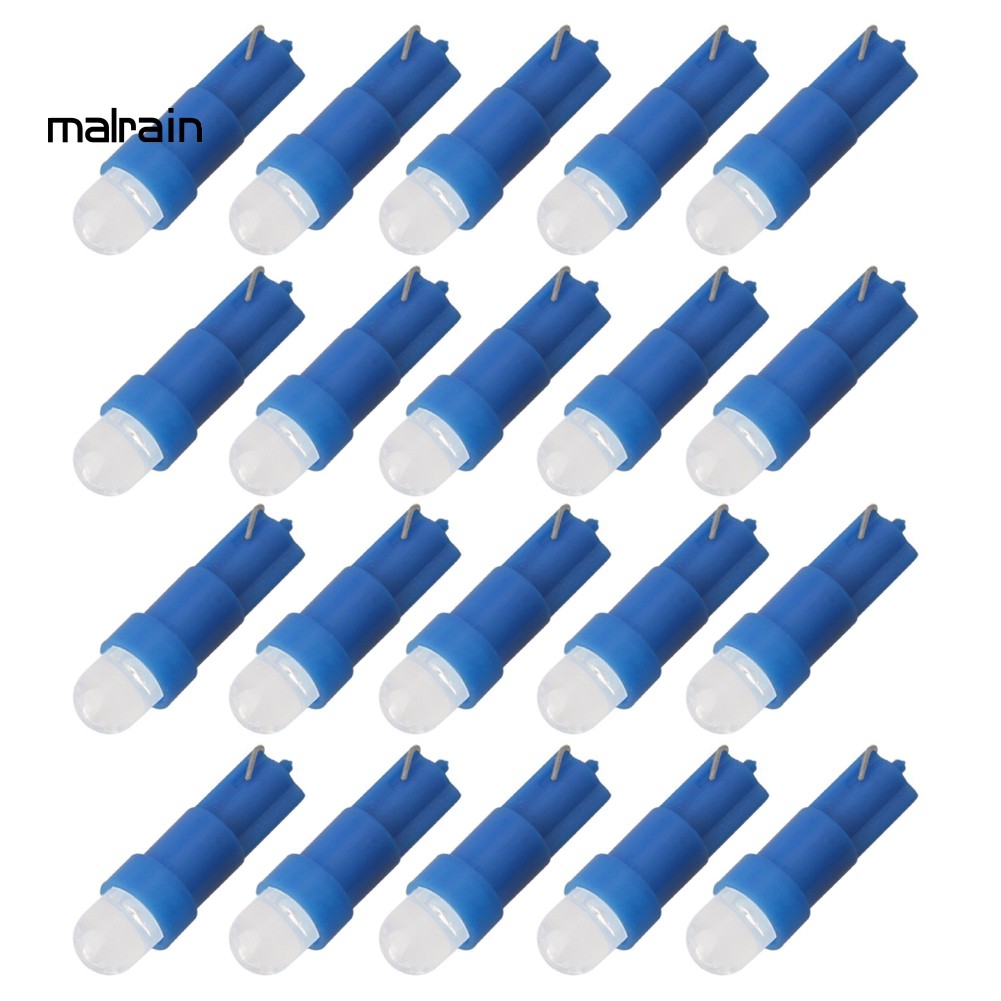 Bộ 20 Đèn Led T5 12v 1 Bóng Cho Xe Hơi