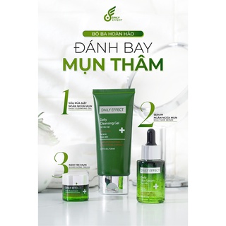 Set Chăm Sóc Da Mụn Phục Hồi Da DAILY EFFECT