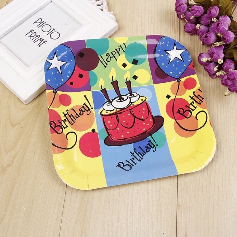 Bộ Bóng Kiếng Happy Birthday+1 Keo+1 Dây Treo Size 40cm - Brendo
