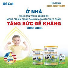 Sữa non Dr.Luxia Colostrum Step 1,2,3 Lon 800g