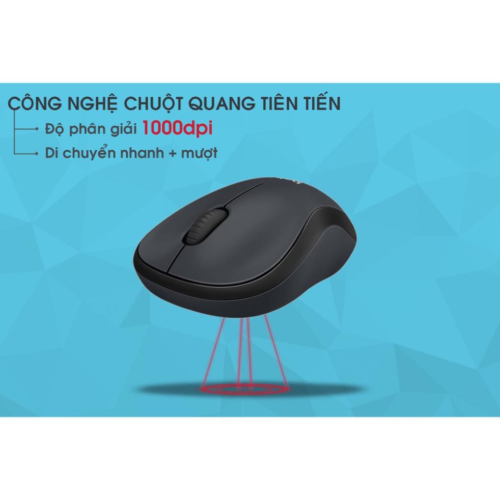 [HOT] chuột không dây logitech m220 không tiếng ồn dùng cực thích