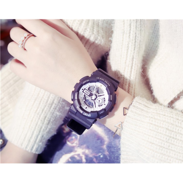 Đồng hồ nữ thể thao Shhors chạy kim và số điện tử cực chất cực hot | BigBuy360 - bigbuy360.vn