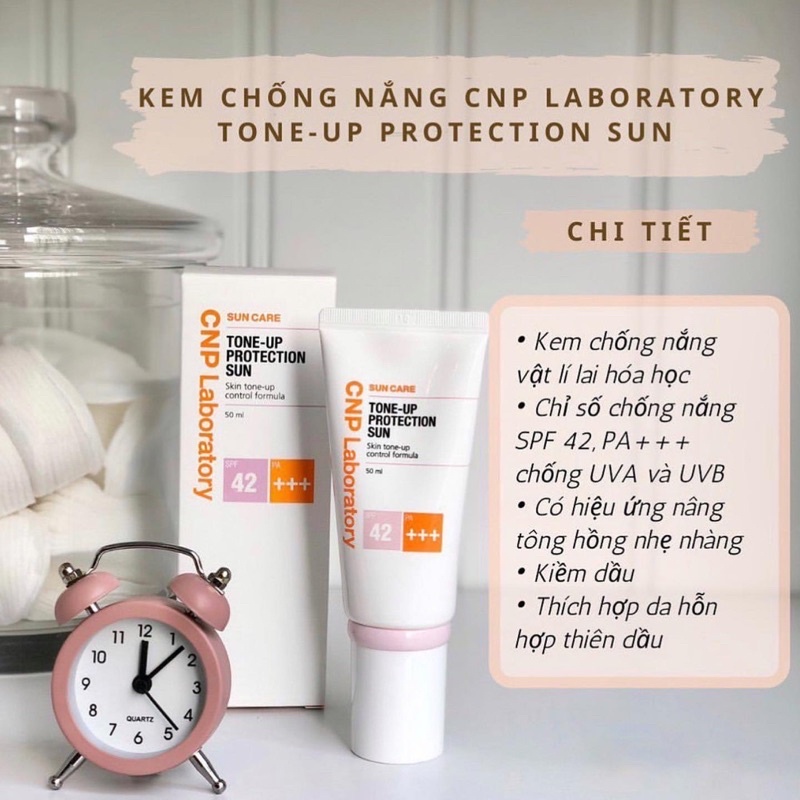 KEM CHỐNG NẮNG CNP LABORATORY TONE UP PROTECTION