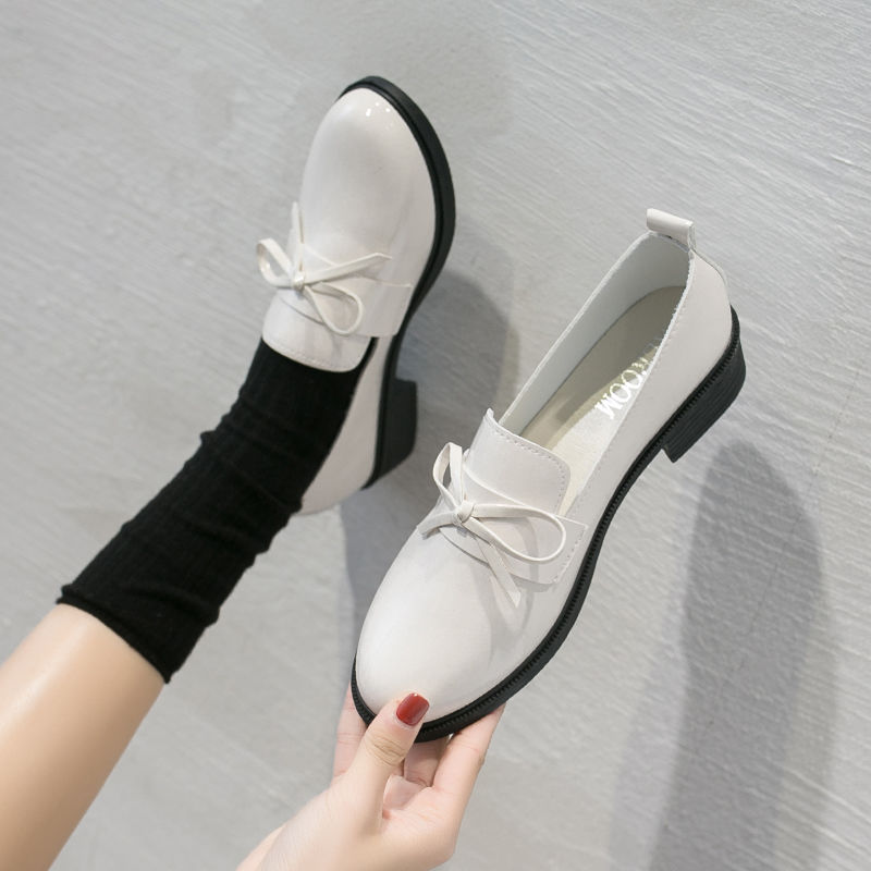 Giày Búp Bê Đế Bằng Mũi Tròn Màu Trơn Phong Cách Hàn Quốc Cá Tính Cho Nữ 003 | BigBuy360 - bigbuy360.vn