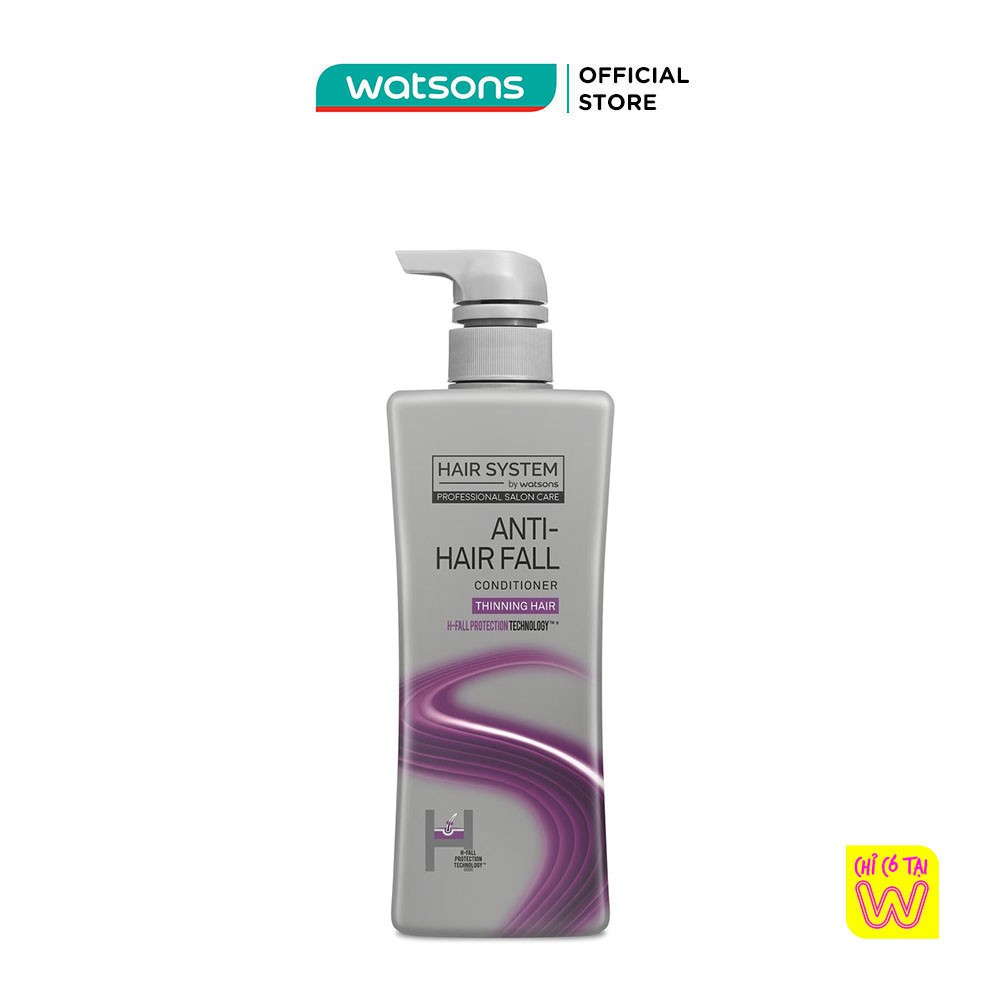 Dầu Xả Hair System By Watsons Anti-Hair Fall Ngăn Rụng Tóc 500ml