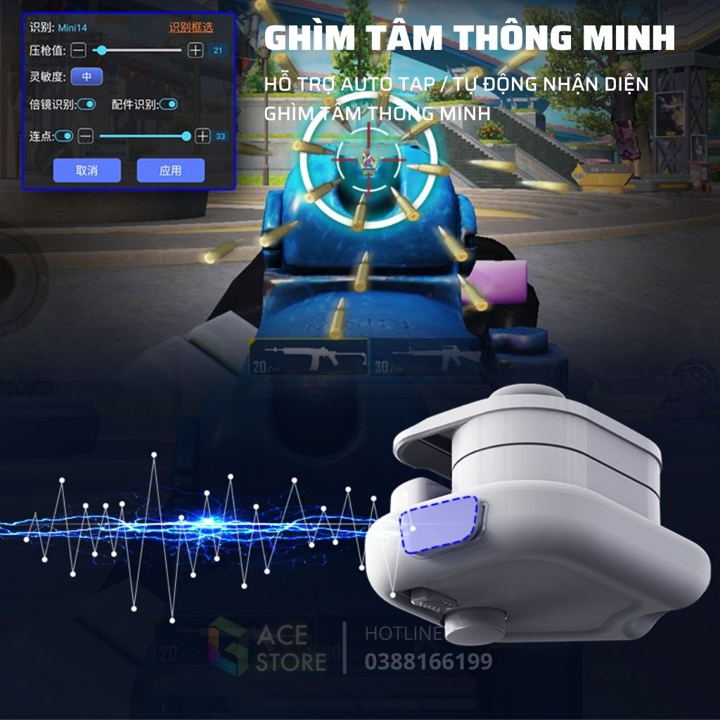 Gamwing Aobing Lite | Tay cầm chơi game di động hỗ trợ macro và ghìm tâm