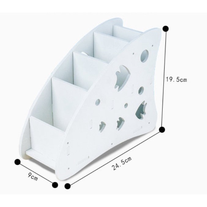 Kệ đựng remote bằng gỗ có thể làm khay đựng bút, điều khiển máy lạnh, tivi, đựng điện thoại tiện lợi - ICO HOME