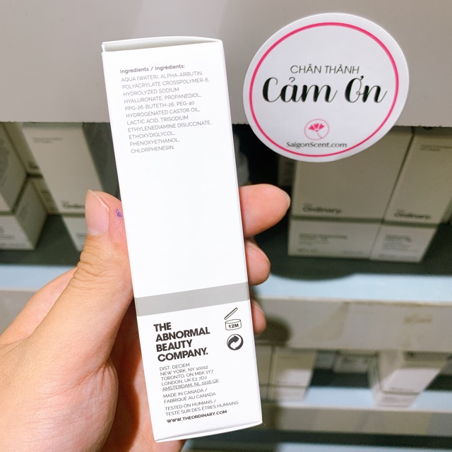 Tinh Chất Sáng Da The Ordinary Alpha Arbutin 2% + HA ( 30mL ) | BigBuy360 - bigbuy360.vn