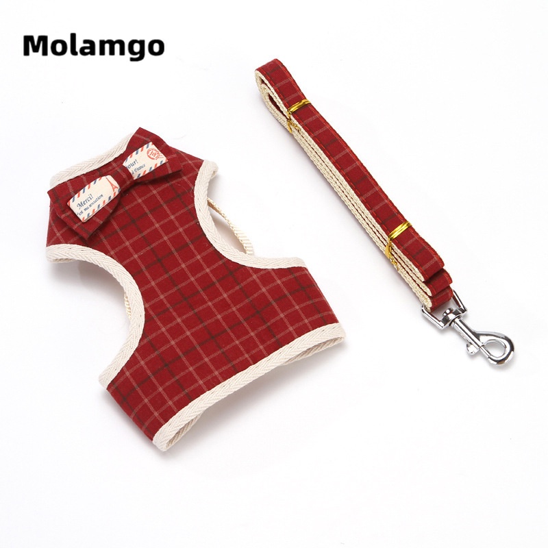 Áo Vest Đính Nơ Chuyên Dùng Dắt Thú Cưng Đi Dạo