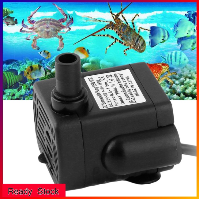 Máy Bơm Nước Mini 3W USB-1020 DC3.5V-9V Cho Hồ Cá