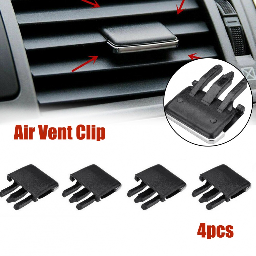 Bộ 4 Kẹp Điều Chỉnh Lưỡi Dao Điều Hòa Không Khí Thông Dụng Cho Xe Hơi