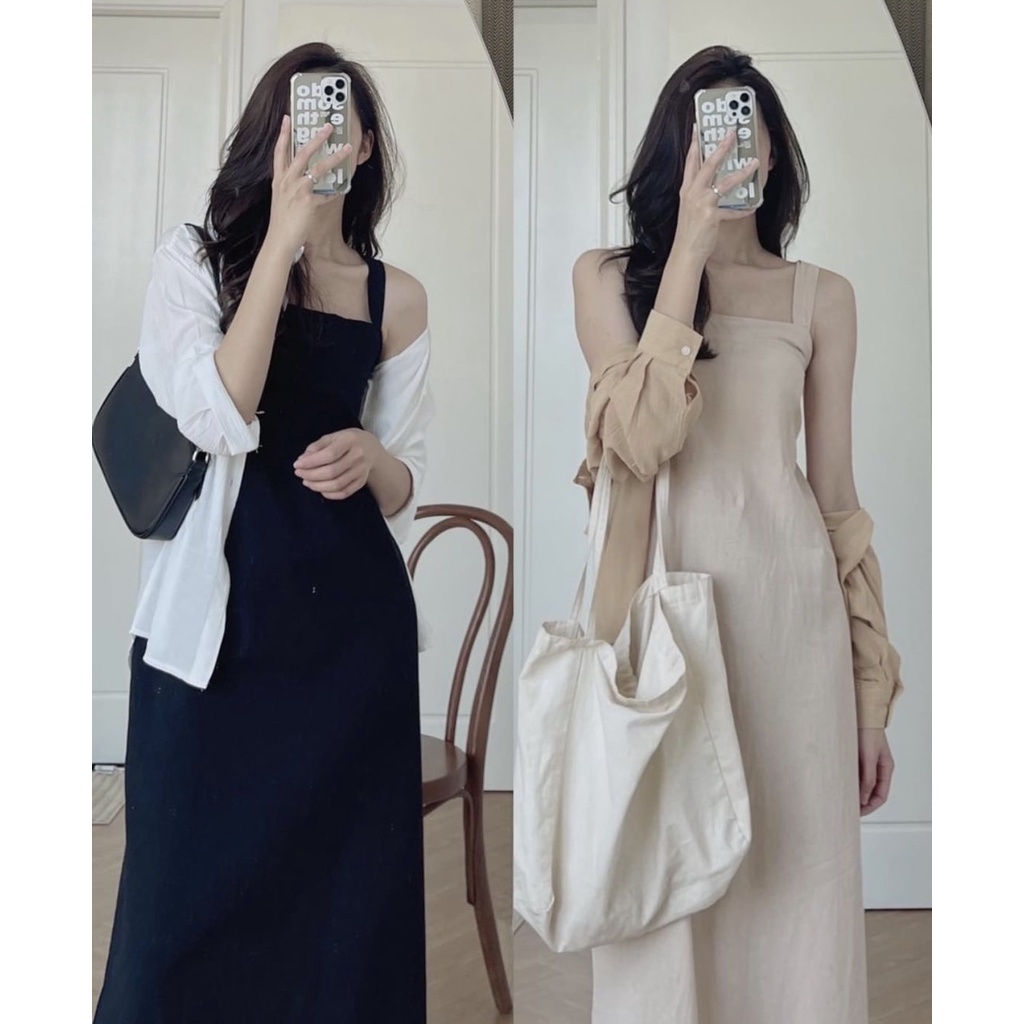 SET VÁY 2 DÂY THÔ ĐŨI VINTAGE