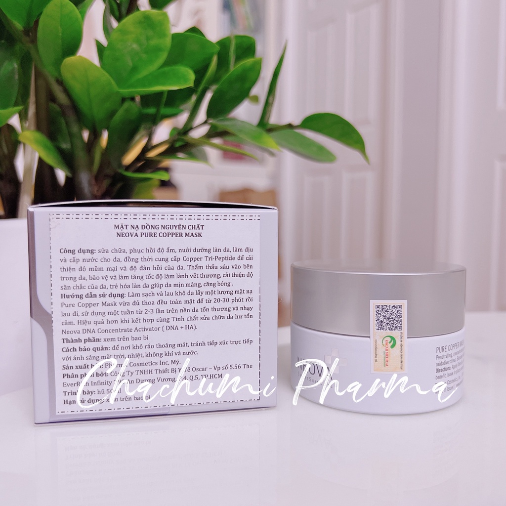 Mặt nạ đồng peptide phục hồi Neova Pure Copper Mask 50ml