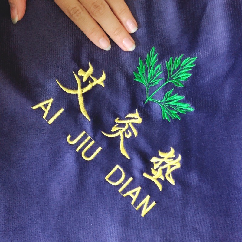 Bao vải nhung thay thế thảm ngải cứu Ai Jiu Dian trị liệu