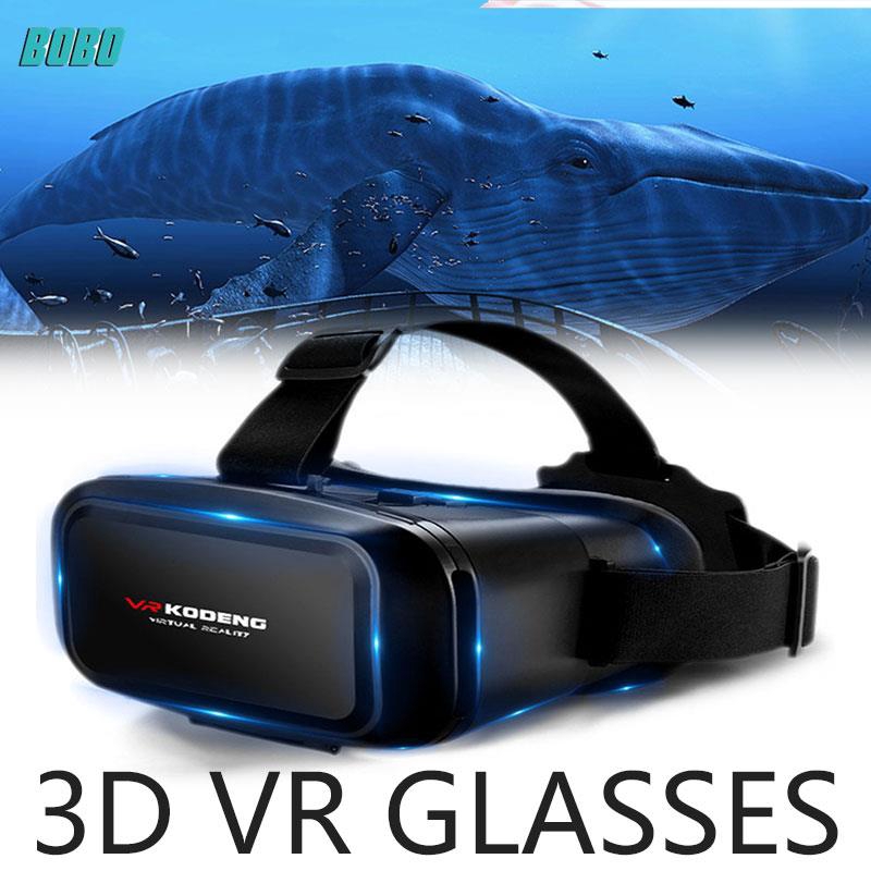 [Bobo] Multifunctional VR Headset Glasses 4.5~6inch Smartphone 3D Games Virtual Reality Glasses 3D VR Glasses KODENG