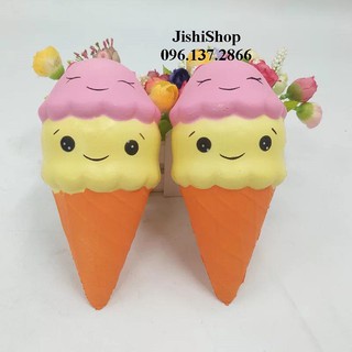 ( GIÁ SỈ )Squishy Kem Ốc Quế 2 tầng Khổng Lồ tot