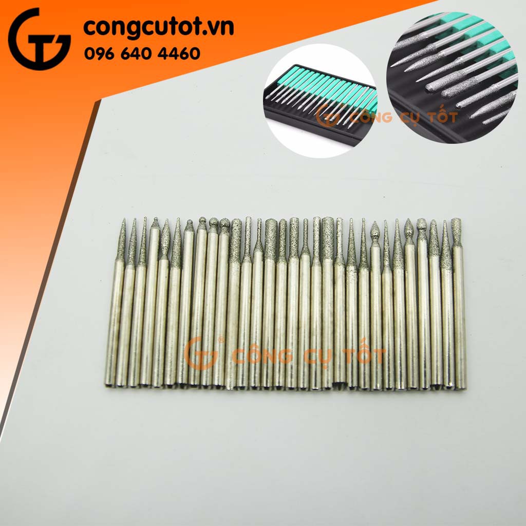 Bộ dũa, mài khắc đa năng 30 chi tiết GT595
