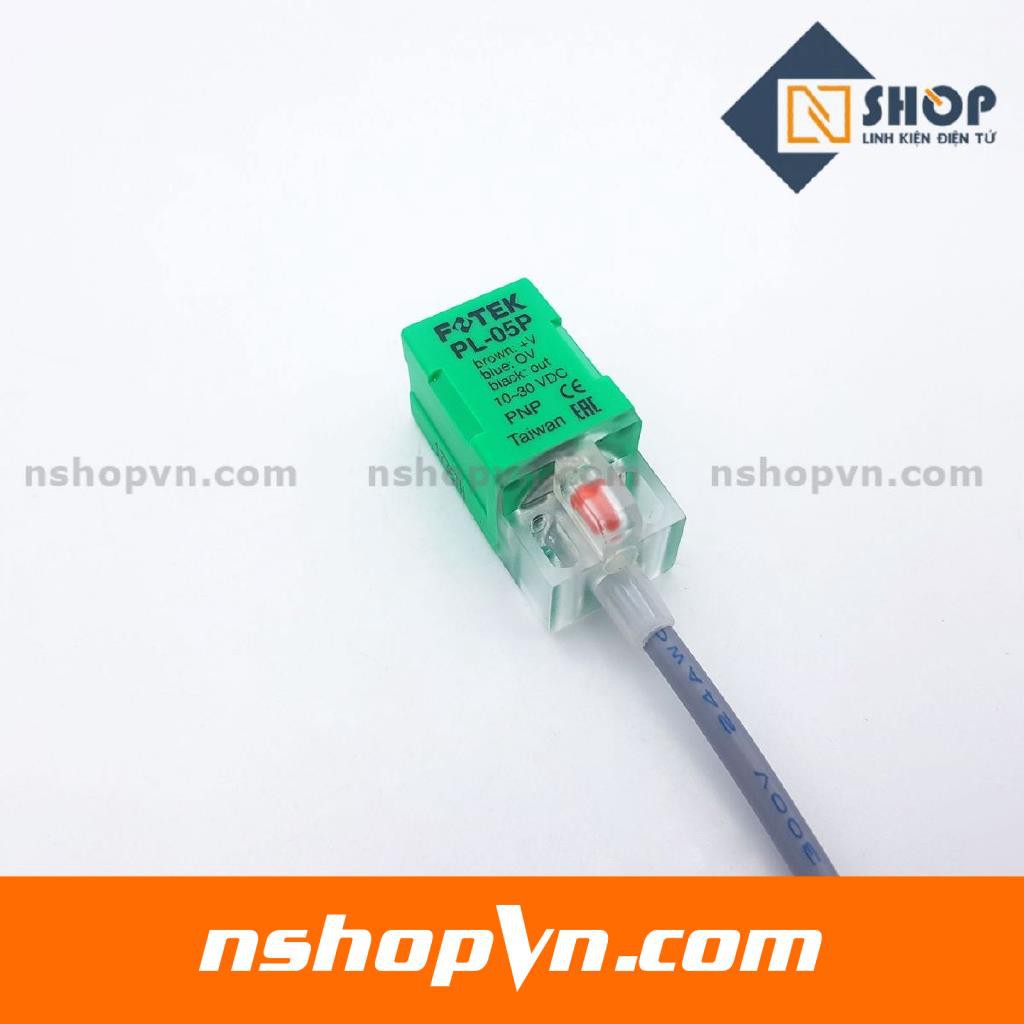 Cảm biến kim loại tiệm cận FOTEK PL-05P PNP điện áp 10-30VDC khoảng cách phát hiện 5mm