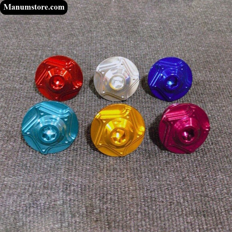 Ốc nắp nhớt nhôm CNC