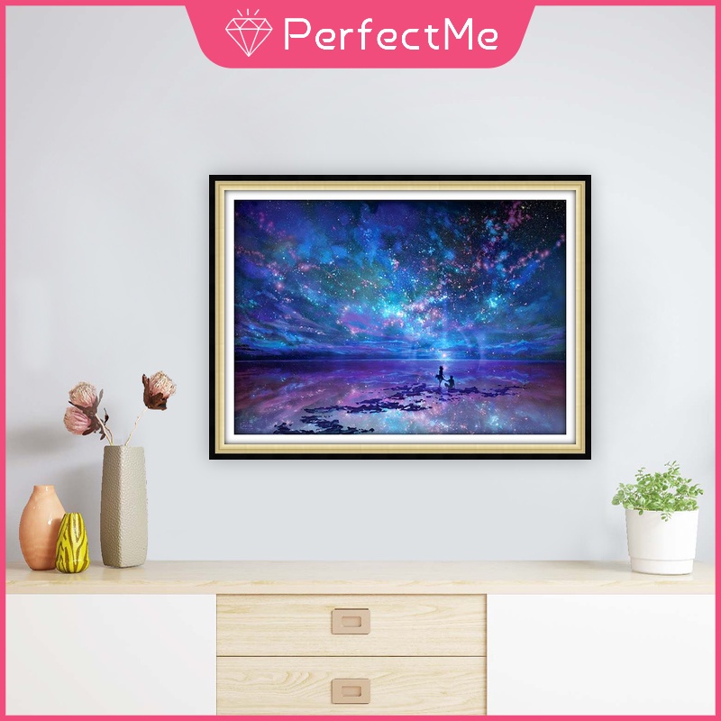 Tranh Đính Đá 5D Tự Làm Hình BTS Kích Thước 30x40cm