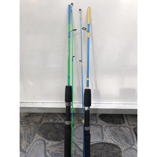 cần câu cá 1m2 màu xanh