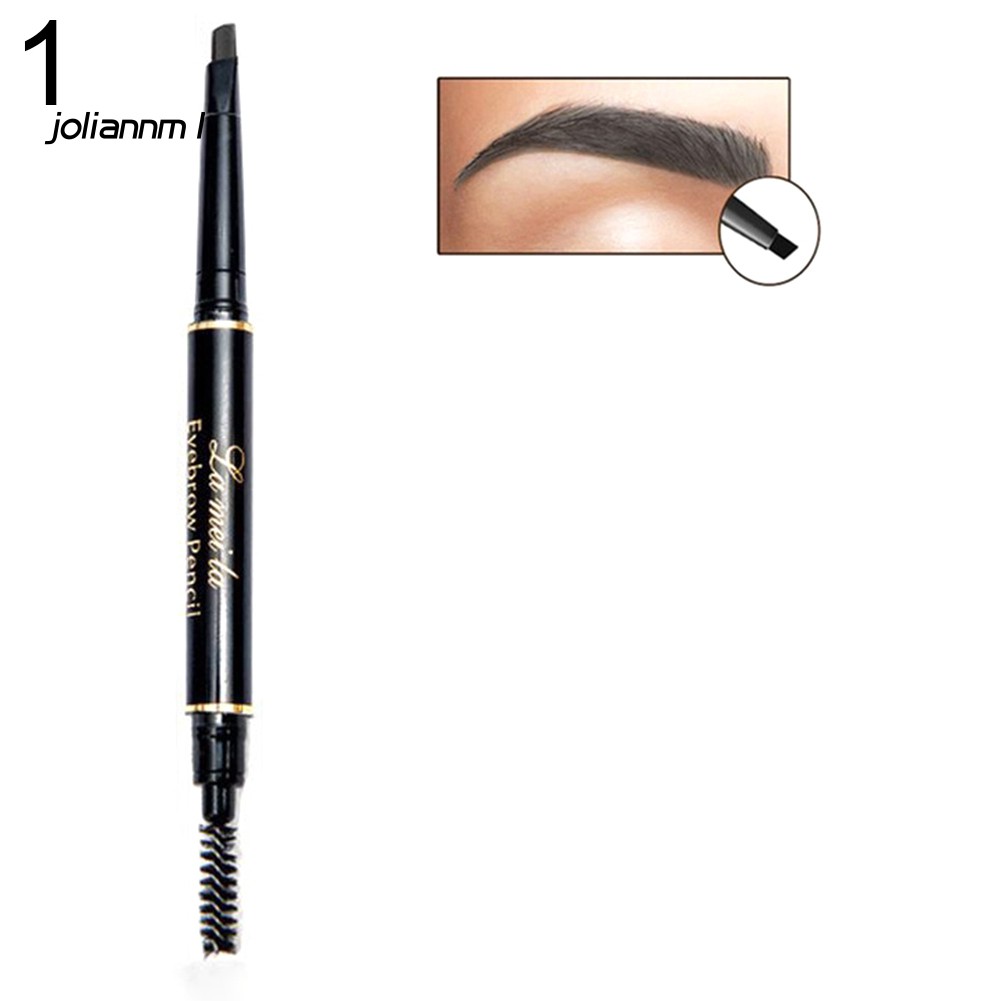 [Hàng mới về] Bút kẻ lông mày có cọ tích hợp hai đầu chống nhòe thiết kế xoay tự động | BigBuy360 - bigbuy360.vn