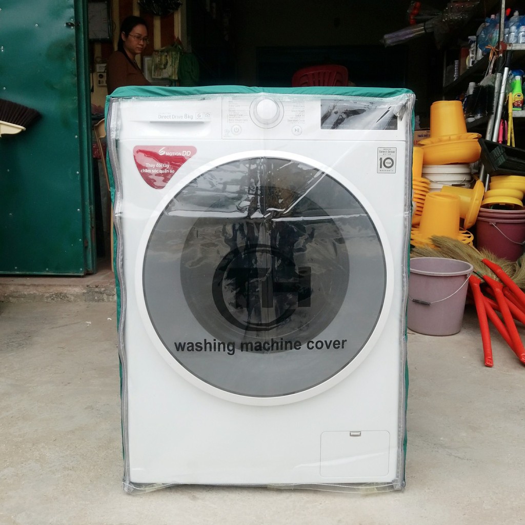 Vỏ bọc, áo trùm máy giặt cửa ngang ( Vải dù không nổ, chống thấm )