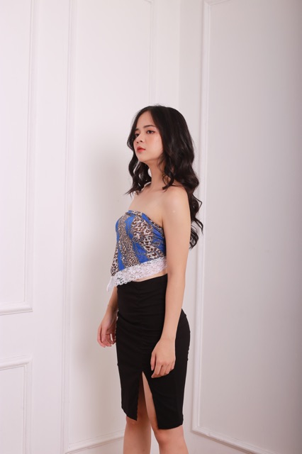 ĐỒ ĐI BIỂN/ĐI CHƠI - STORMY TOP - YẾM BUỘC LƯNG HOẠ TIẾT DA BÁO - A0029