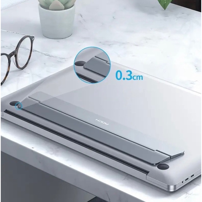 Đế tản nhiệt nhôm cho Laptop siêu gọn gập lại ship nhanh hcm 1h