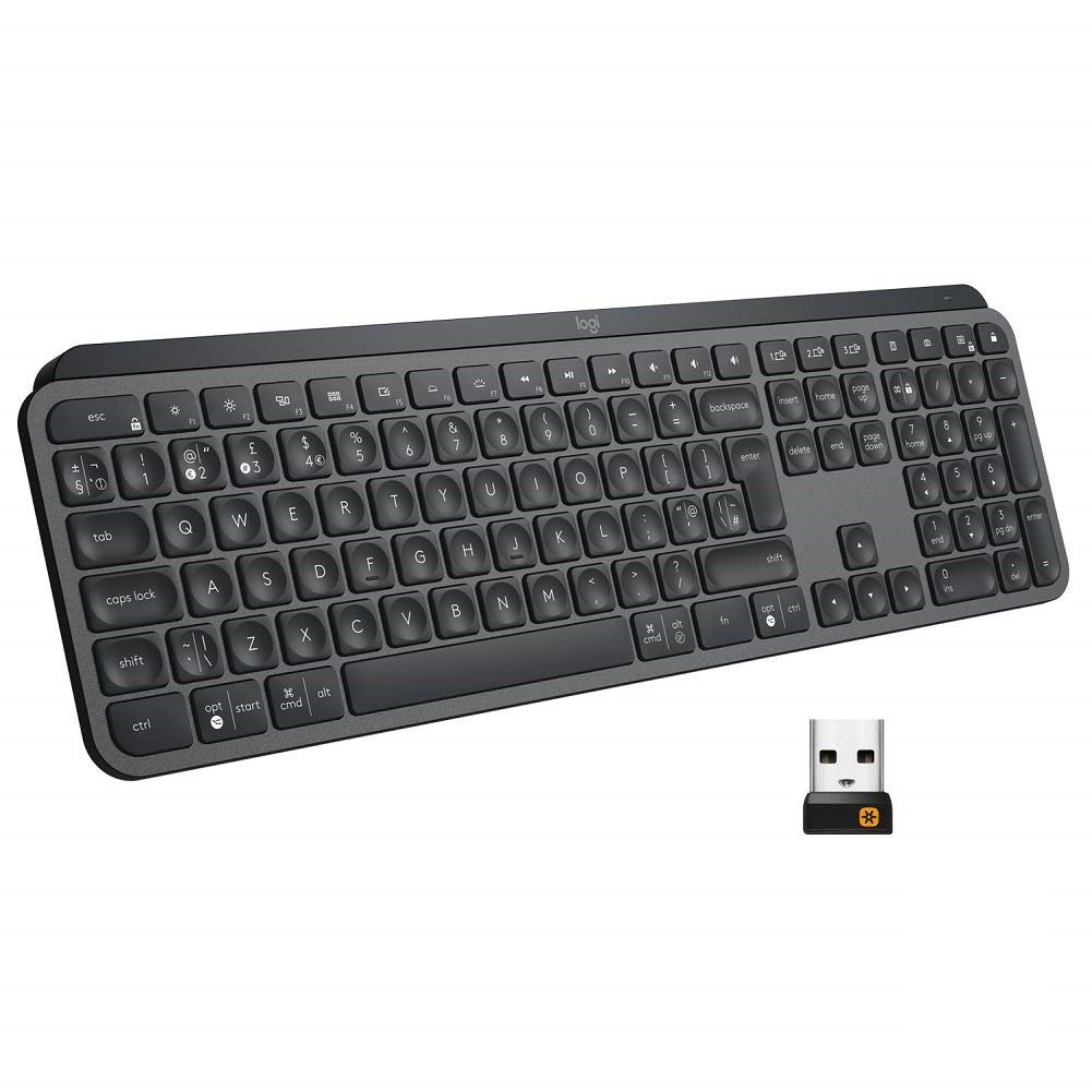 Bàn phím Logitech MX Keys Wireless Illuminated Keyboard không dây bluetooth - Chính hãng Digiworld