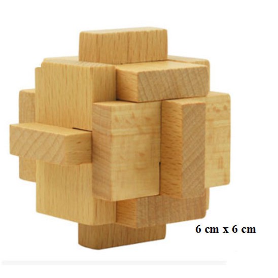Giải đố gỗ Wood puzzle IQ