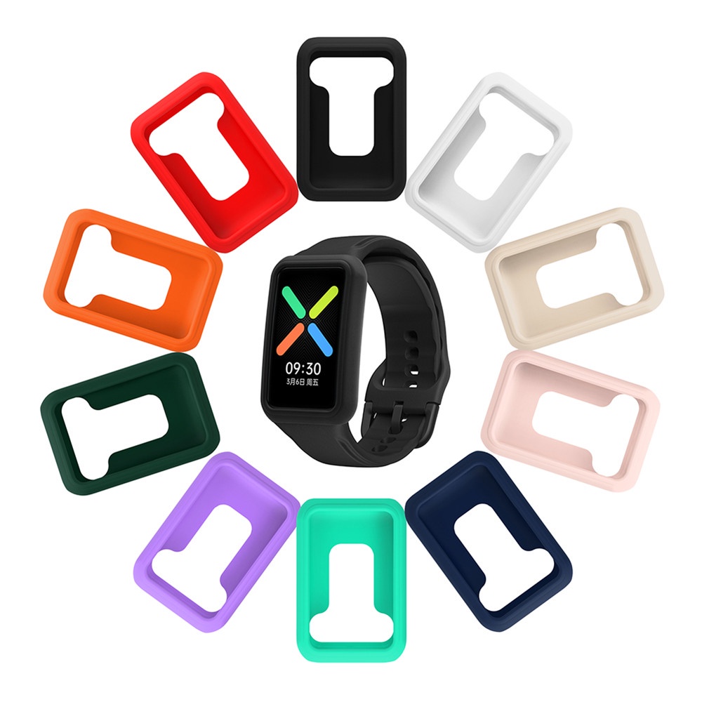 Ốp Silicone Bảo Vệ Mặt Đồng Hồ Thông Minh OPPO Watch Free