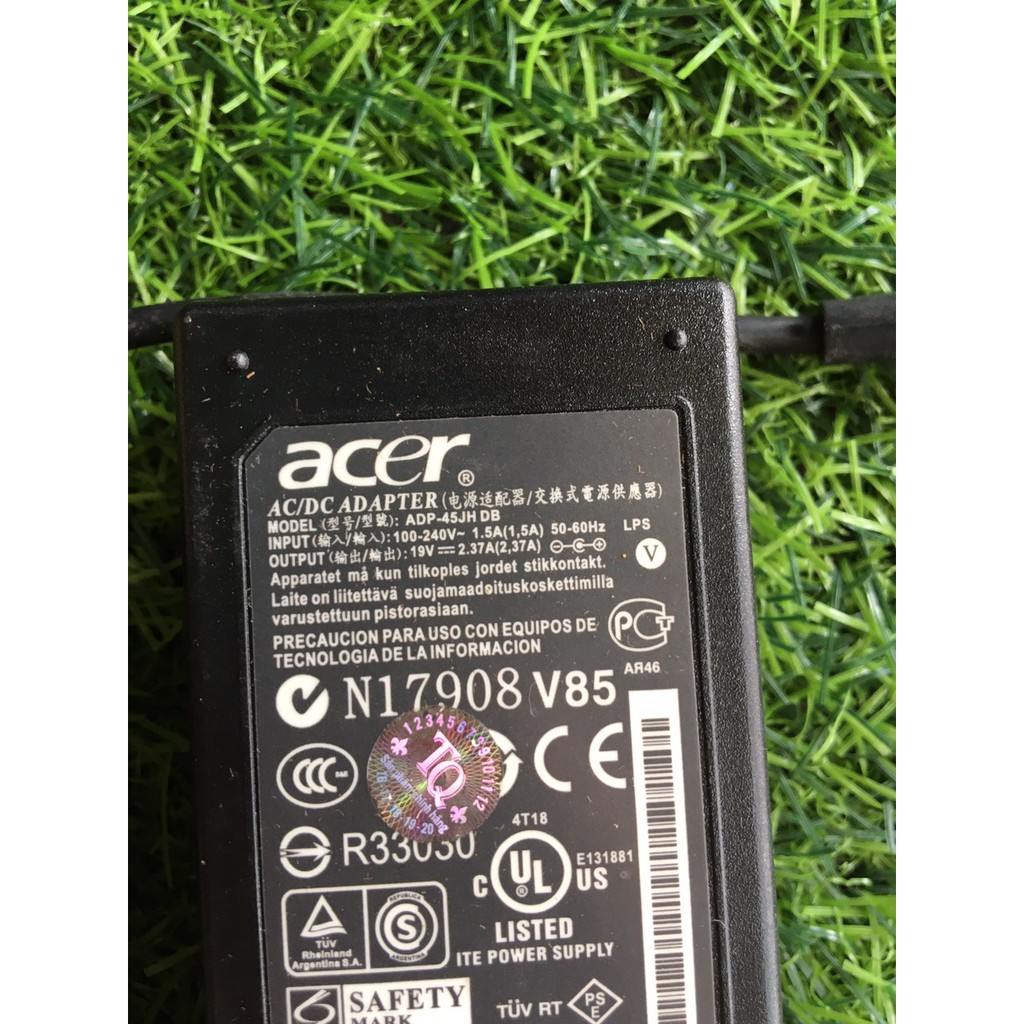 Sạc laptop HP 19.5V - 2.31A 45w chân kim nhỏ màu xanh [Sạc zin]