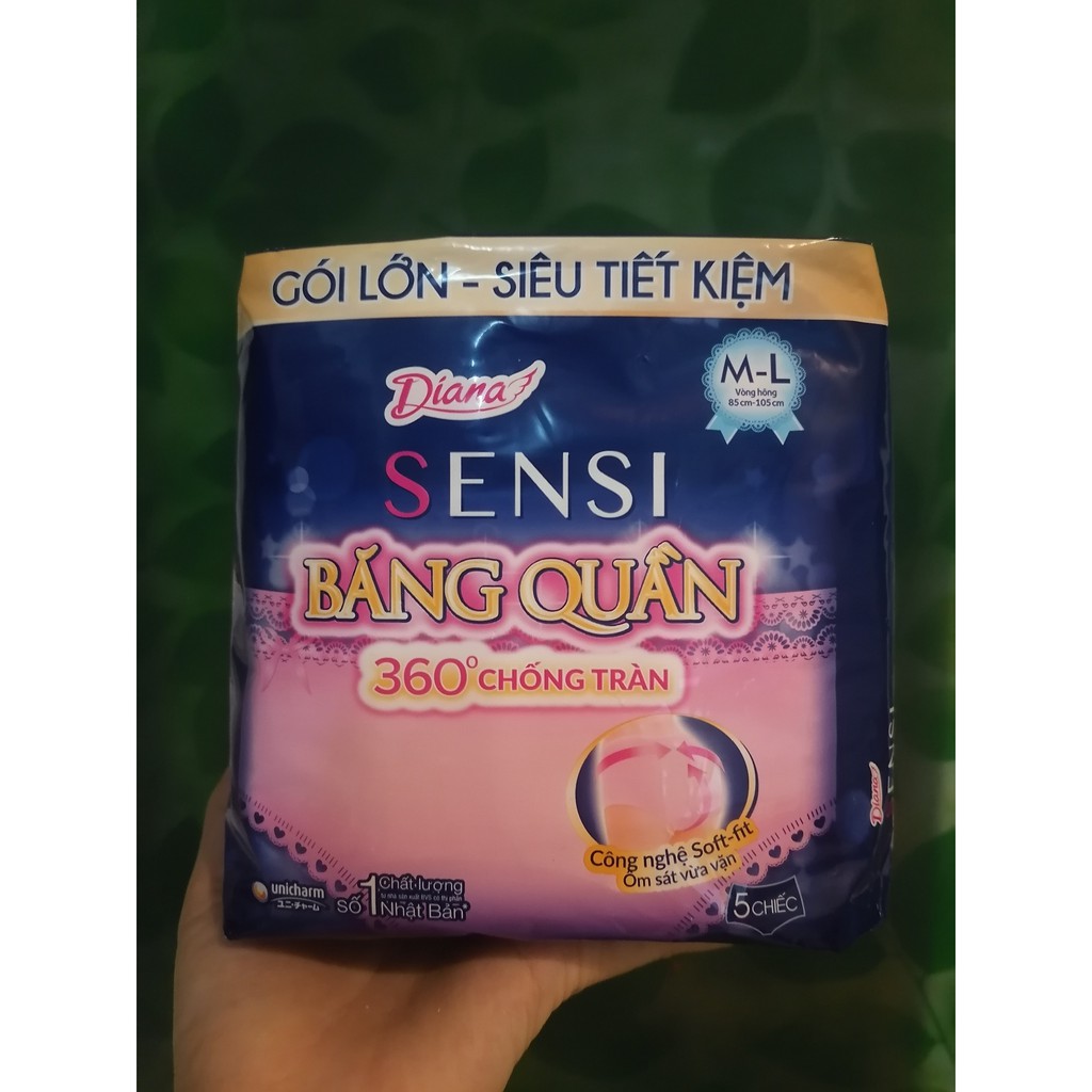 Băng Đêm Dạng Quần Diana Size M - L Gói 5 Miếng