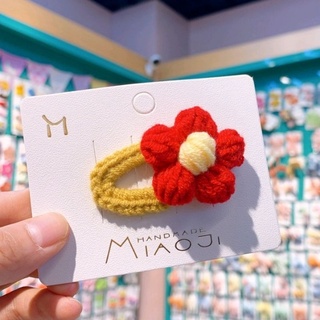[Handmade Crochet] Kẹp tóc len