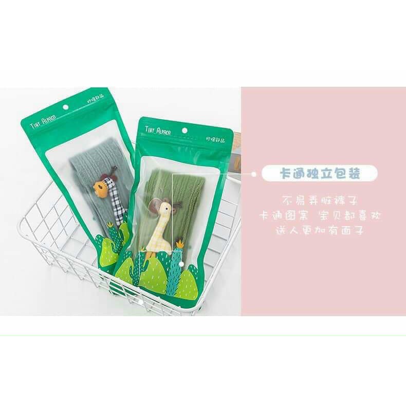 Quần tất legging len tăm dày dặn gắn hươu bông cực xinh phong cách Hàn Quốc-giadungsieure