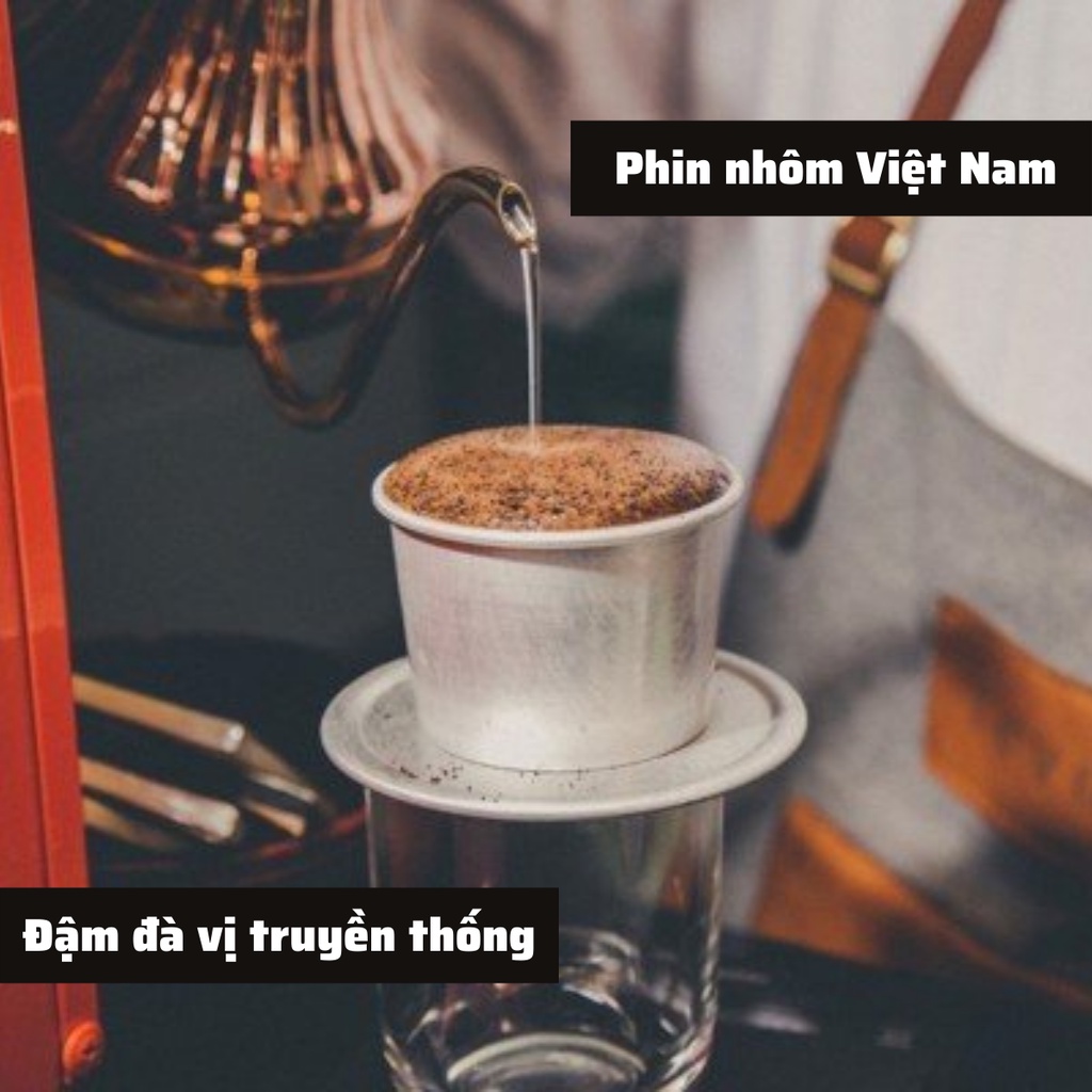 Phin pha cà phê Inox cao cấp cafe rang xay phin nhôm trung nguyên giữ nguyên hương vị đậm đà phin Việt Nam