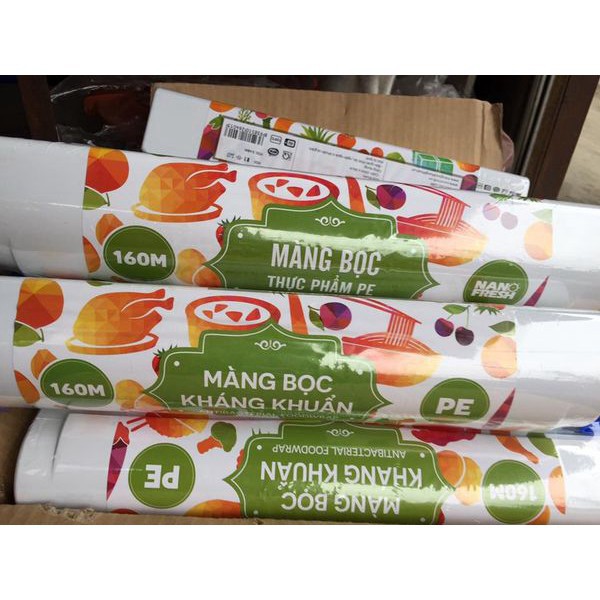 Màng bọc thực phẩm NANOFRESH kháng khuẩn 160m