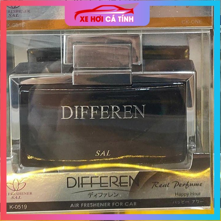 Nước hoa ô tô hương thơm cao cấp kẹp cửa gió điều hòa Khử Mùi xe hơi DIFFEREN Chính Hãng Nhập Khẩu