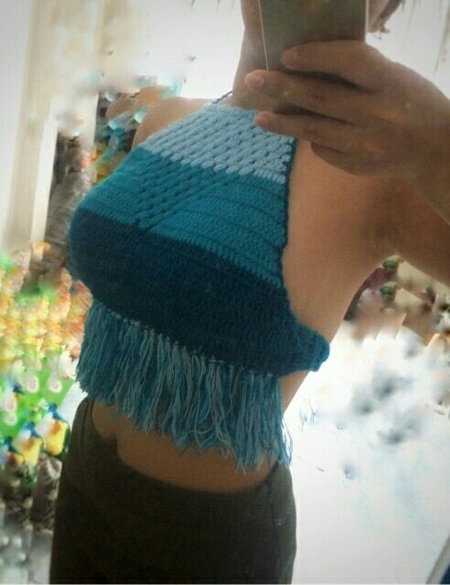 Áo bra len móc cho nữ - đi biển, phối đồ cực xinh (ảnh thật) | BigBuy360 - bigbuy360.vn