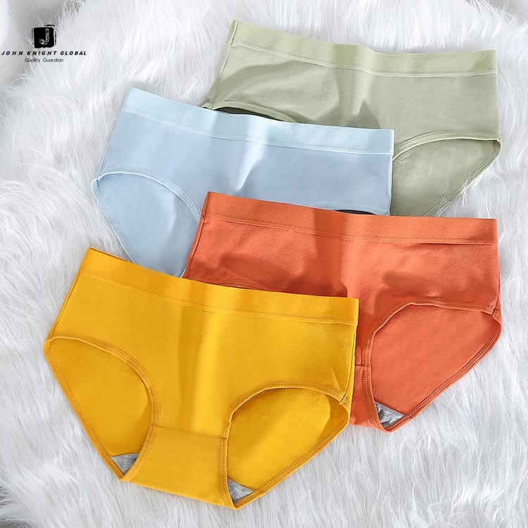 Set 4 Quần Lót Cotton Màu Trơn Phong Cách Hàn Quốc | BigBuy360 - bigbuy360.vn