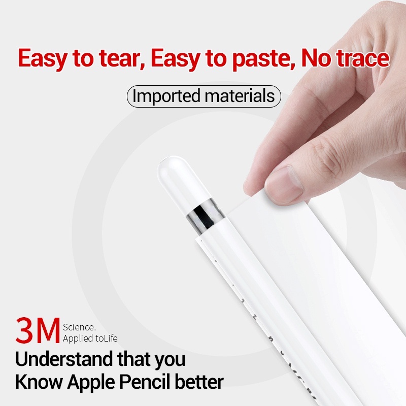Miếng Dán 3m Trang Trí Bút Cảm Ứng Apple Pencil 1 2