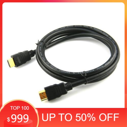 Cáp tín hiệu hdmi tròn đen 1.5m