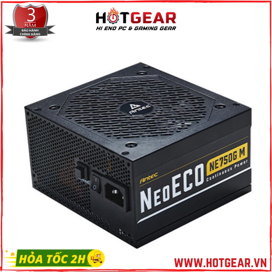 Nguồn Antec NEO ECO NE750G M 80 Plus Gold – 750W Modular mới chính hãng