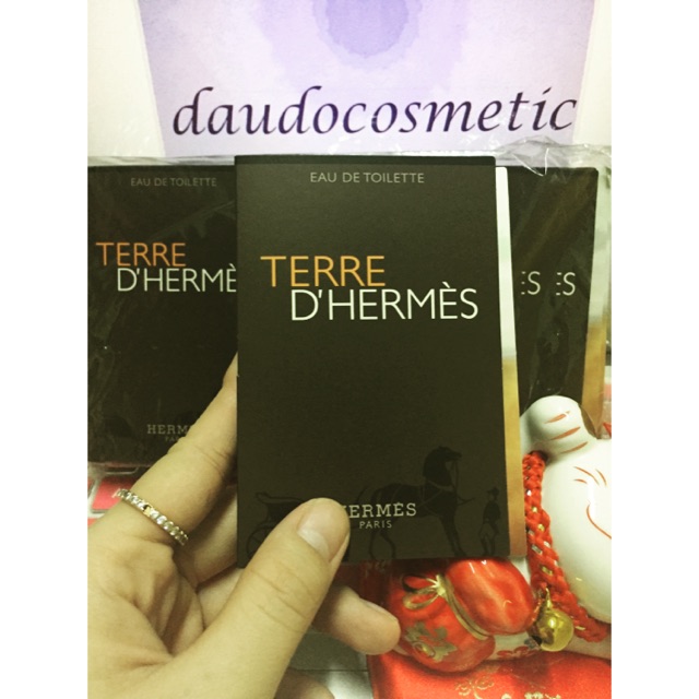 [ vial nam ] Nước hoa Hermes Terre D'Hermes EDT 2ml - Terre EDP 1.5ml